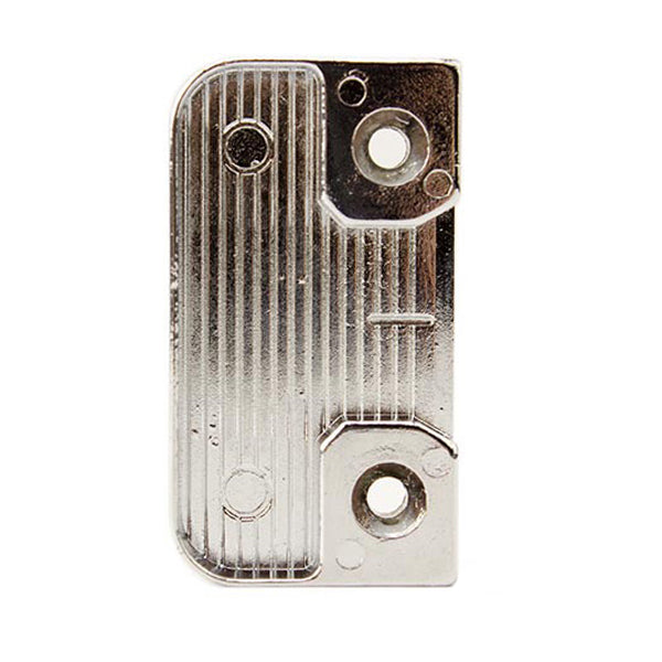 Hoppe Roller Strike Plate – Satin Nickel