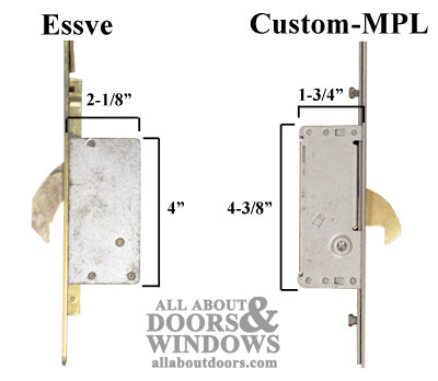 ESSVE Multipoint Lock Replacement Kit for 6'5" Doors – 60mm Backset, 92mm PZ