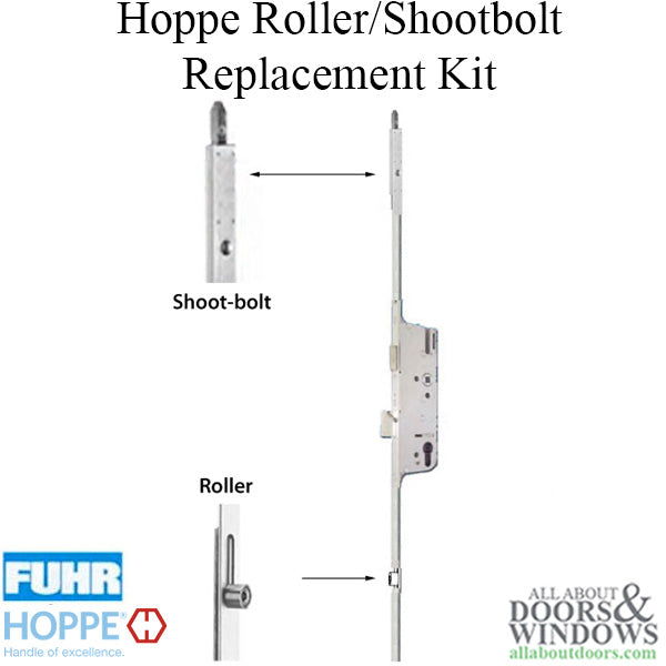 Hoppe FUHR Replacement Kit for 77" Eagle Doors – 35mm Backset, 92mm PZ