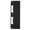 Hoppe Extended Latch & Deadbolt Strike Plate – Curved Lip, Extra Wide