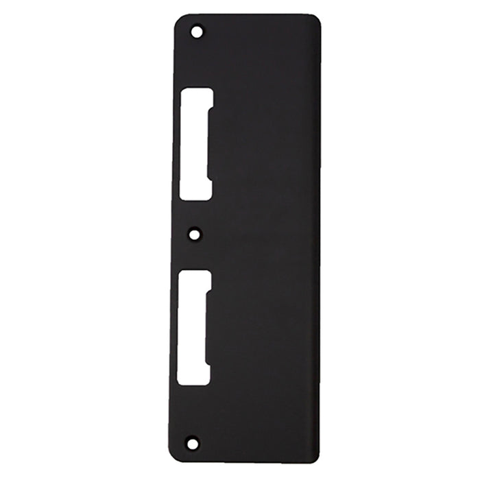 Hoppe Extended Latch & Deadbolt Strike Plate – Curved Lip, Extra Wide