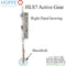 Hoppe HLS7 Active Gear with Shootbolt – 45mm Backset, 92mm PZ, Right Hand