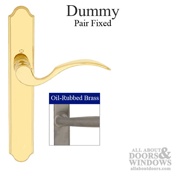 Hoppe Munchen Dummy Handleset – Oil Rubbed Brass