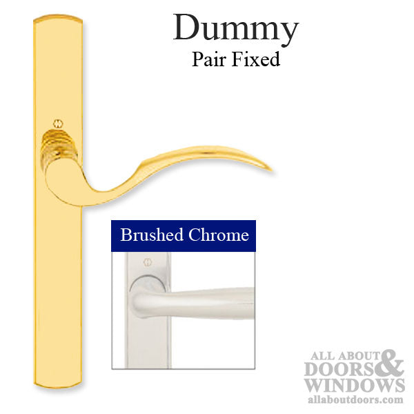 Hoppe Munchen Dummy Handleset – Brushed Chrome