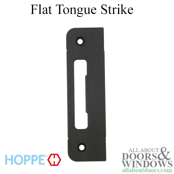 Hoppe Flat Strike Plate – Tongue Version for Multipoint Locks