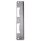 Hoppe Latch & Deadbolt Strike Plate – Curved Lip, Stainless Steel