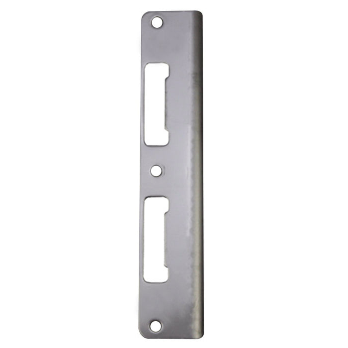 Hoppe Latch & Deadbolt Strike Plate – Curved Lip, Stainless Steel
