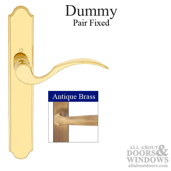 Hoppe Munchen Dummy Handleset – Antique Brass