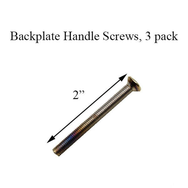 Backplate Screw Pack for Handlesets – Antique Brass, M5 x 50mm