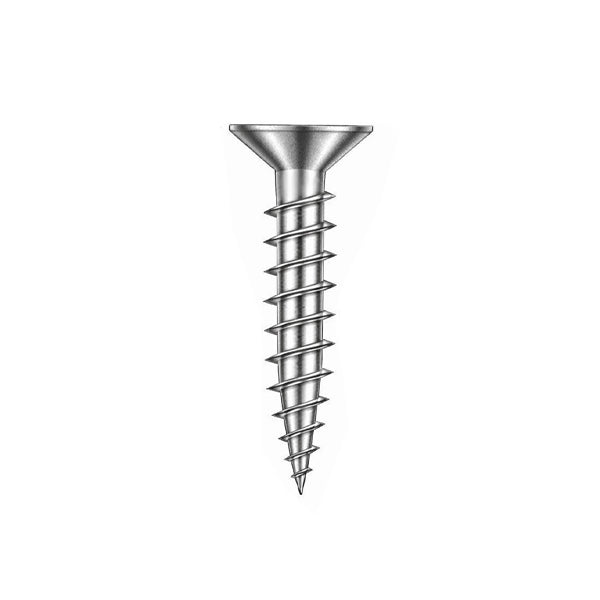 Hoppe Stainless Steel Screw for Wood Profiles – 60mm Length, 8mm Head