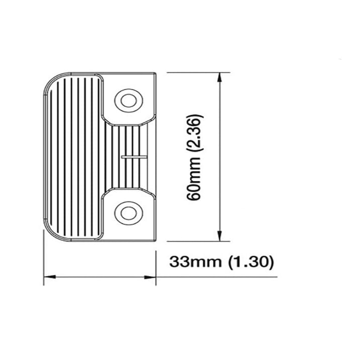 Hoppe Roller Strike Plate – Satin Nickel