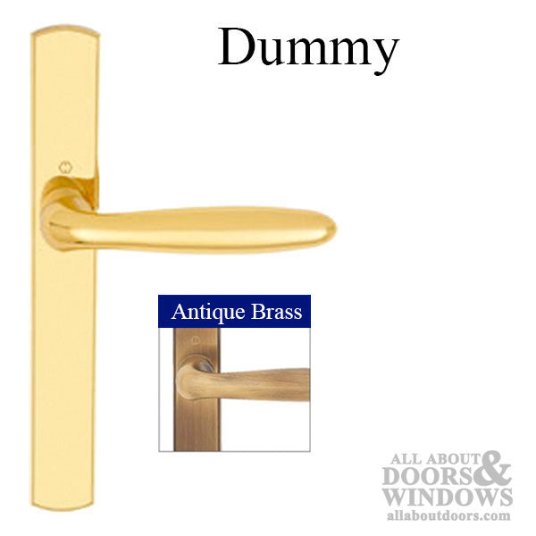 Hoppe Verona Dummy Handleset for Multipoint Doors – Antique Brass