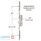 Hoppe Multipoint Lock Replacement Kit for 93" Doors – 45mm Backset, 92mm PZ, Tongue Version