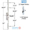 Hoppe/Fuhr 4-Point Multipoint Lock Kit for MW Doors – 35mm Backset, 92mm PZ