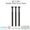 Hoppe Backplate Screw Pack – M5 x 70mm, Oil Rubbed Bronze