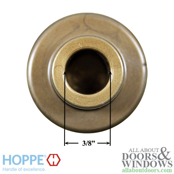 Hoppe H-Knob for CES Keyed Cylinder – Antique Brass