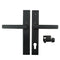 Hoppe Dallas Inactive Multipoint Handleset – 92mm PZ, Matte Black