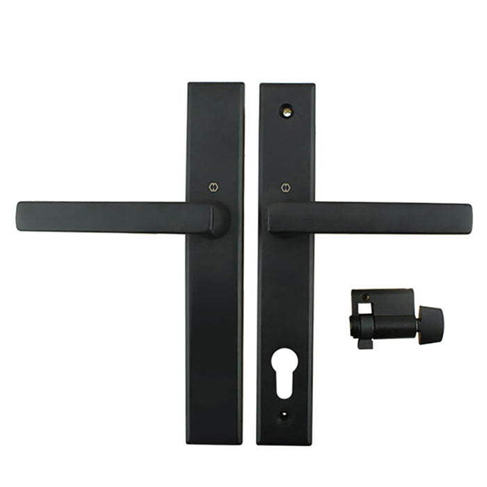 Hoppe Dallas Inactive Multipoint Handleset – 92mm PZ, Matte Black