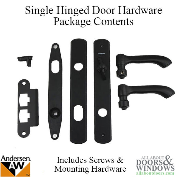 Andersen Albany Active Hinged Door Trim – 108mm PZ, Black