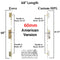ESSVE Multipoint Lock Replacement Kit for 6'5" Doors – 60mm Backset, 92mm PZ