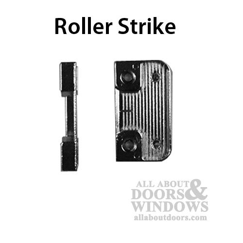 Hoppe Roller Strike Plate – Antique Brass