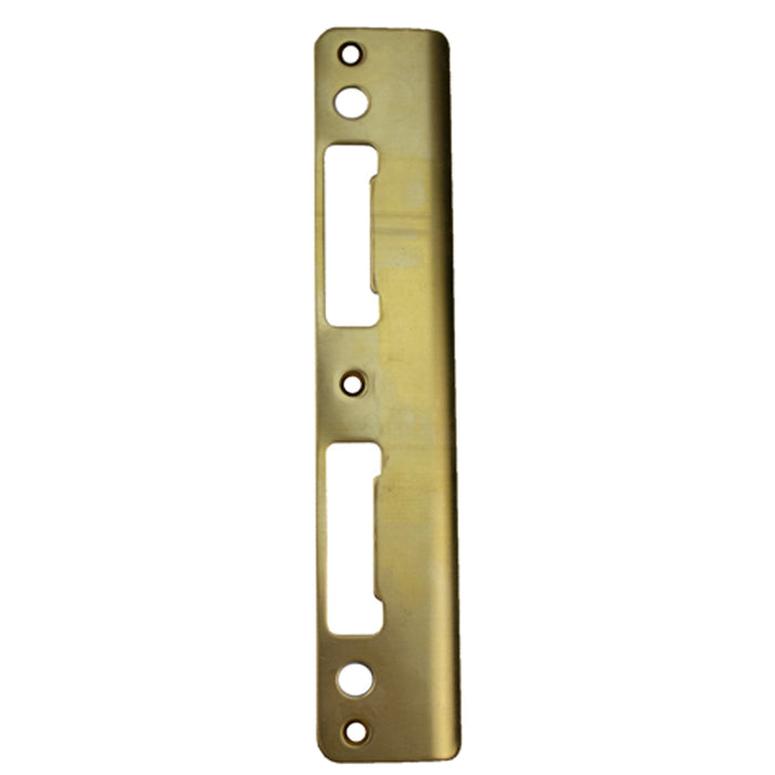 Hoppe Multipoint Strike Plate – Brass, 8-7/8" Length