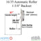 Hoppe Automatic Gear Bottom Assembly – 35mm Backset, 92mm PZ, 37" Handle Height