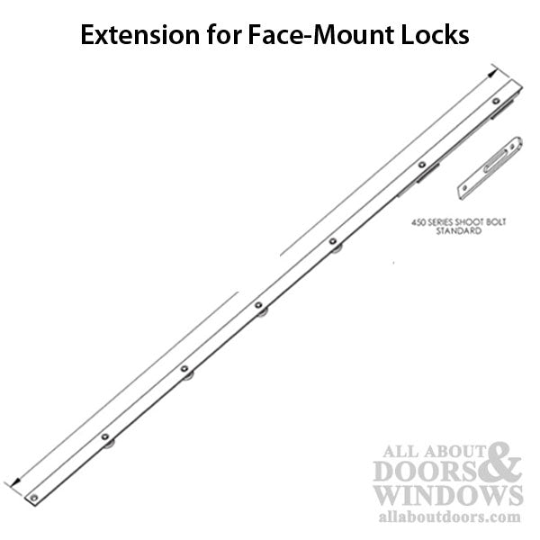 Ashland 450 Top Shootbolt Extension – Sentinel XP25, 36" Handle Height, 20mm Width