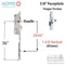 Hoppe Manual Multipoint Lock Gear – 45mm Backset, 92mm PZ, 36" Handle Height