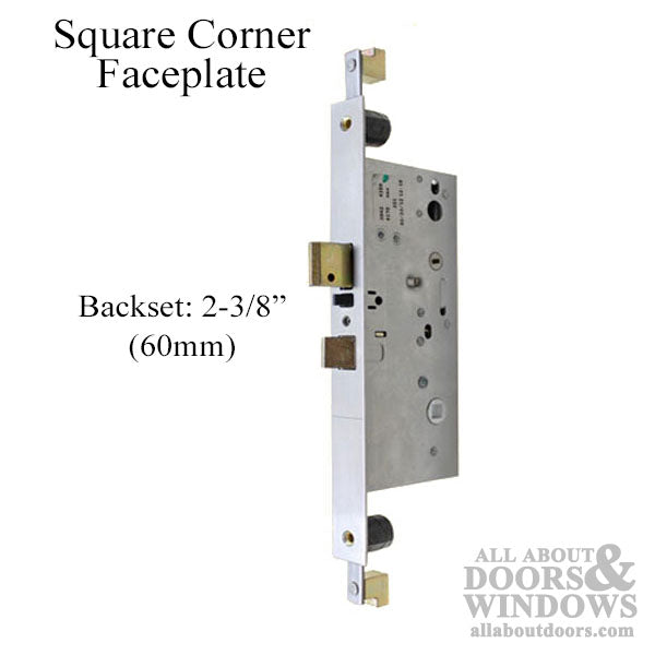 Multipoint Mortise Lock for Concealed Vertical Rods – 60mm Backset, 92mm PZ