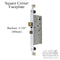 Multipoint Mortise Lock for Concealed Vertical Rods – 60mm Backset, 92mm PZ