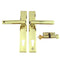 Hoppe Dallas Active Handleset – 92mm PZ, Polished Brass