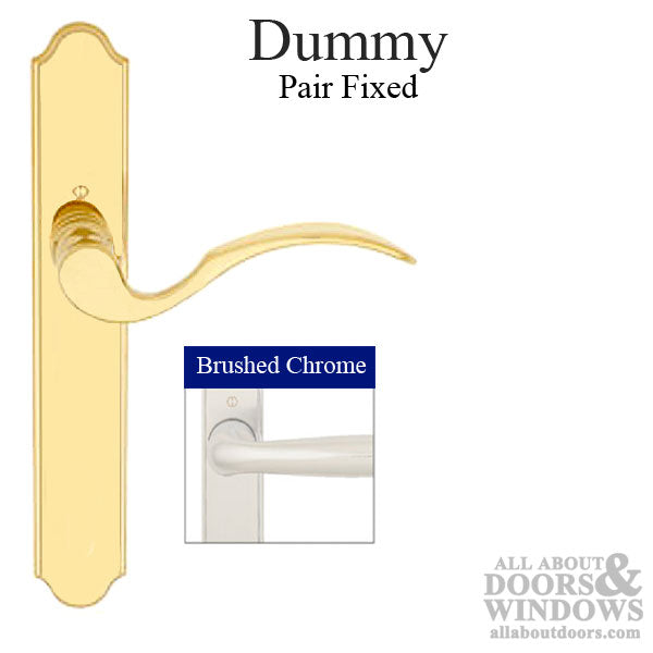 Hoppe Munchen Dummy Handleset – Brushed Chrome