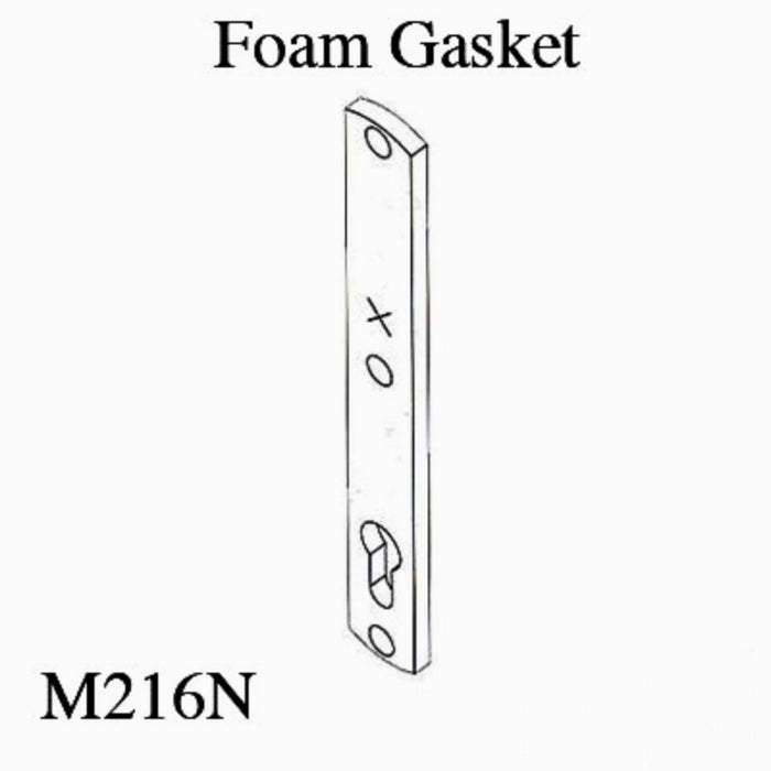 Hoppe Underplate Foam Gasket for M216N Escutcheon – 1-1/16" x 8-3/8"