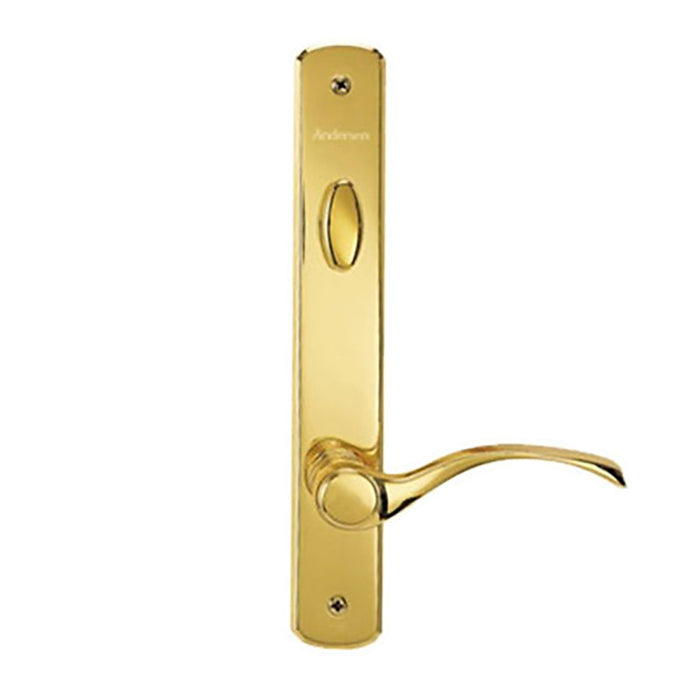 Andersen Newbury Handle Trim Set for Single Active Hinged Door – Bright Brass