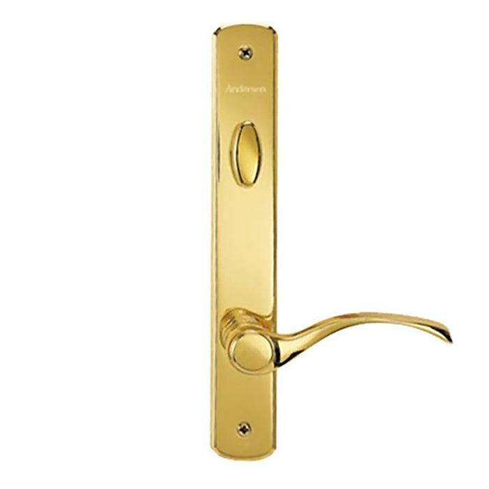 Andersen Newbury Handle Trim Set for Single Active Hinged Door – Bright Brass