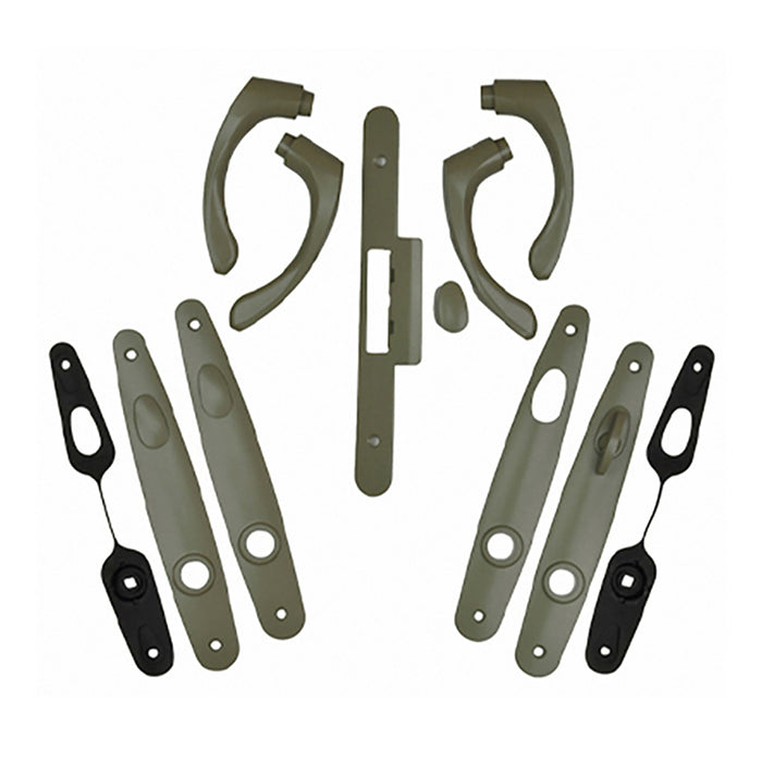 Andersen Tribeca Patio Door Hardware Set – Non-Keyed, Stone Finish