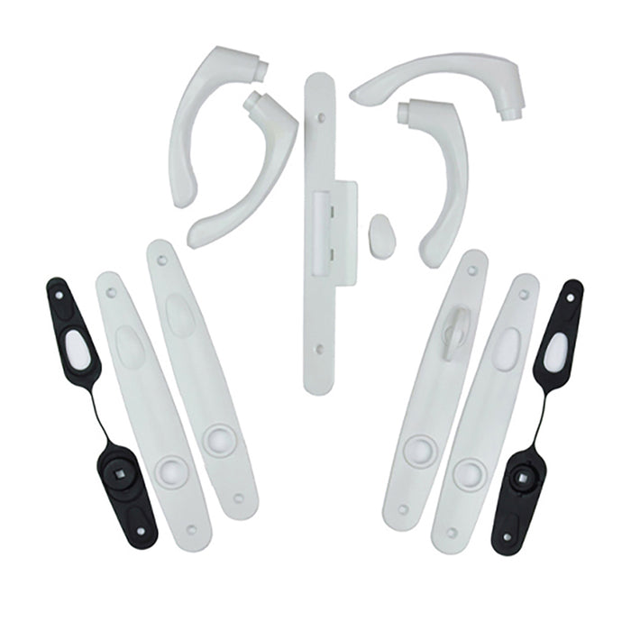 Andersen Tribeca Hinged Patio Door Hardware Set – Non-Keyed, White