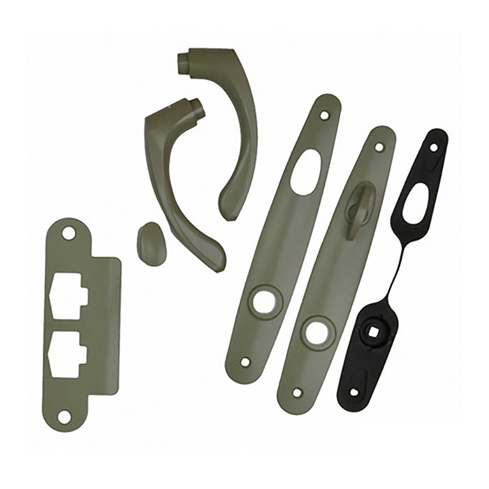 Andersen Tribeca Patio Door Hardware Set – Non-Keyed, Stone Finish