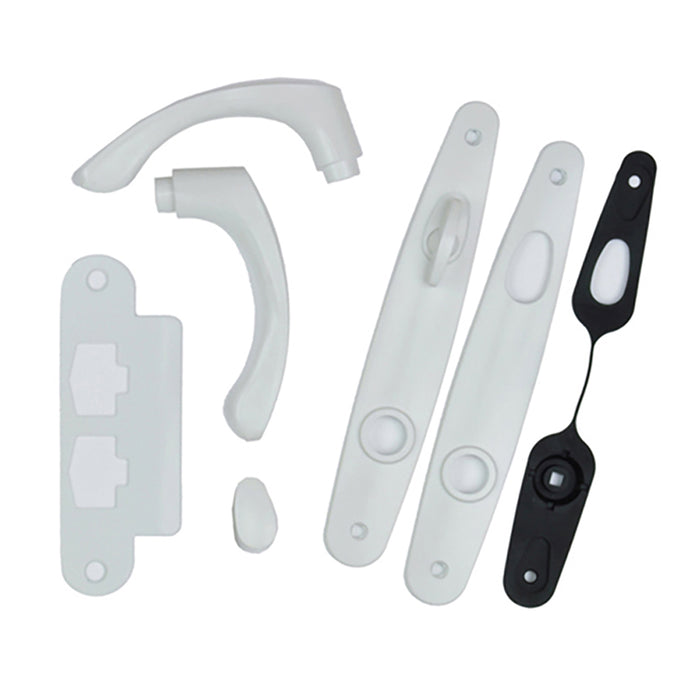 Andersen Hinged Patio Door Hardware Set – Non-Keyed, Single Active Door