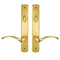 Andersen Newbury Double Door Handle Trim Set – Bright Brass