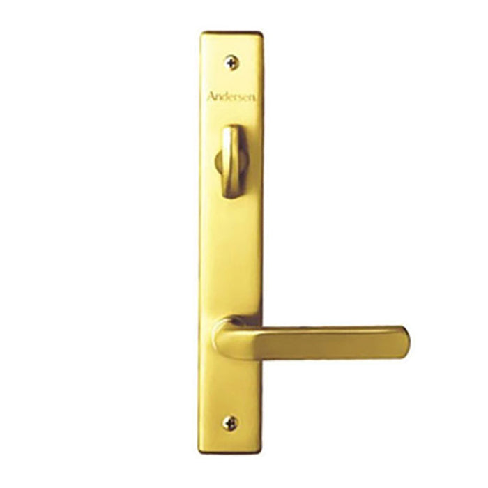 Andersen Anvers Handle Trim Set for Frenchwood Hinged Patio Door – Single Active, Bright Brass