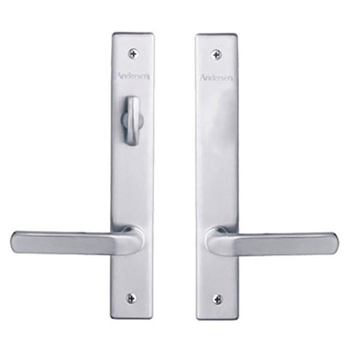 Andersen Anvers Handle Trim Set for Frenchwood Double Doors – Satin Nickel
