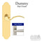 Hoppe Munchen Dummy Handleset Trim – Satin Nickel