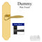 Hoppe New Orleans Dummy Handleset – Matte Black