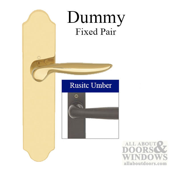 Hoppe Toronto Dummy Pair Handleset – Rustic Umber