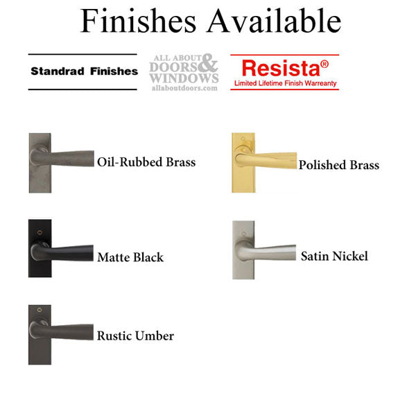 Hoppe Toronto Inactive Handleset – 92mm PZ, Rustic Umber