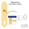 Hoppe Munchen Inactive Lock Trim – 92mm PZ, Resista Brass