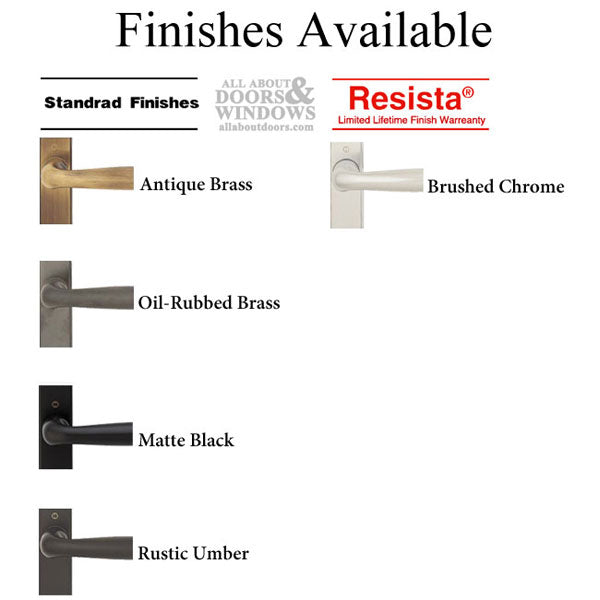 Hoppe Toronto Dummy Pair Handleset – Rustic Umber