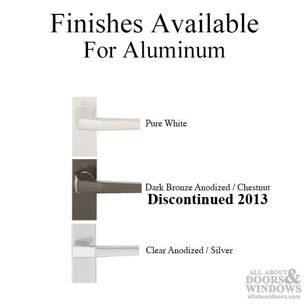 Hoppe London Active Multipoint Handleset – 92mm PZ, Clear Anodized